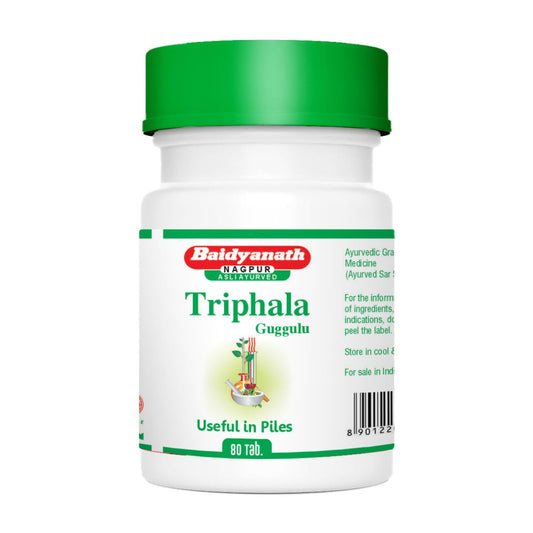 Baidyanath Nagpur Triphala Guggulu - 80 Tabs