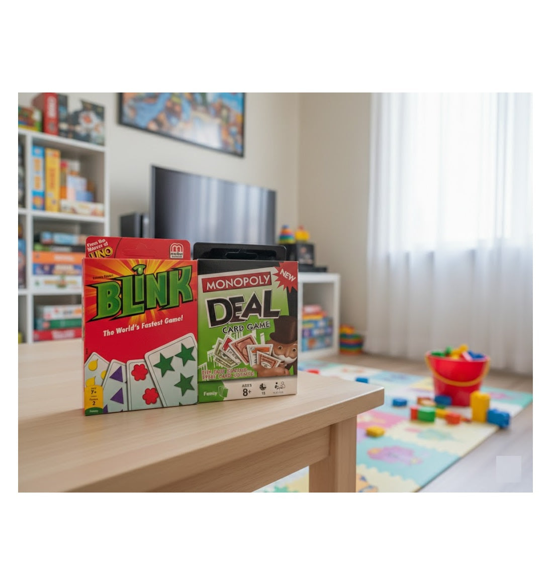 UNO Blink & Monopoly Deal Card Game Combo | Friends, Family & Travel