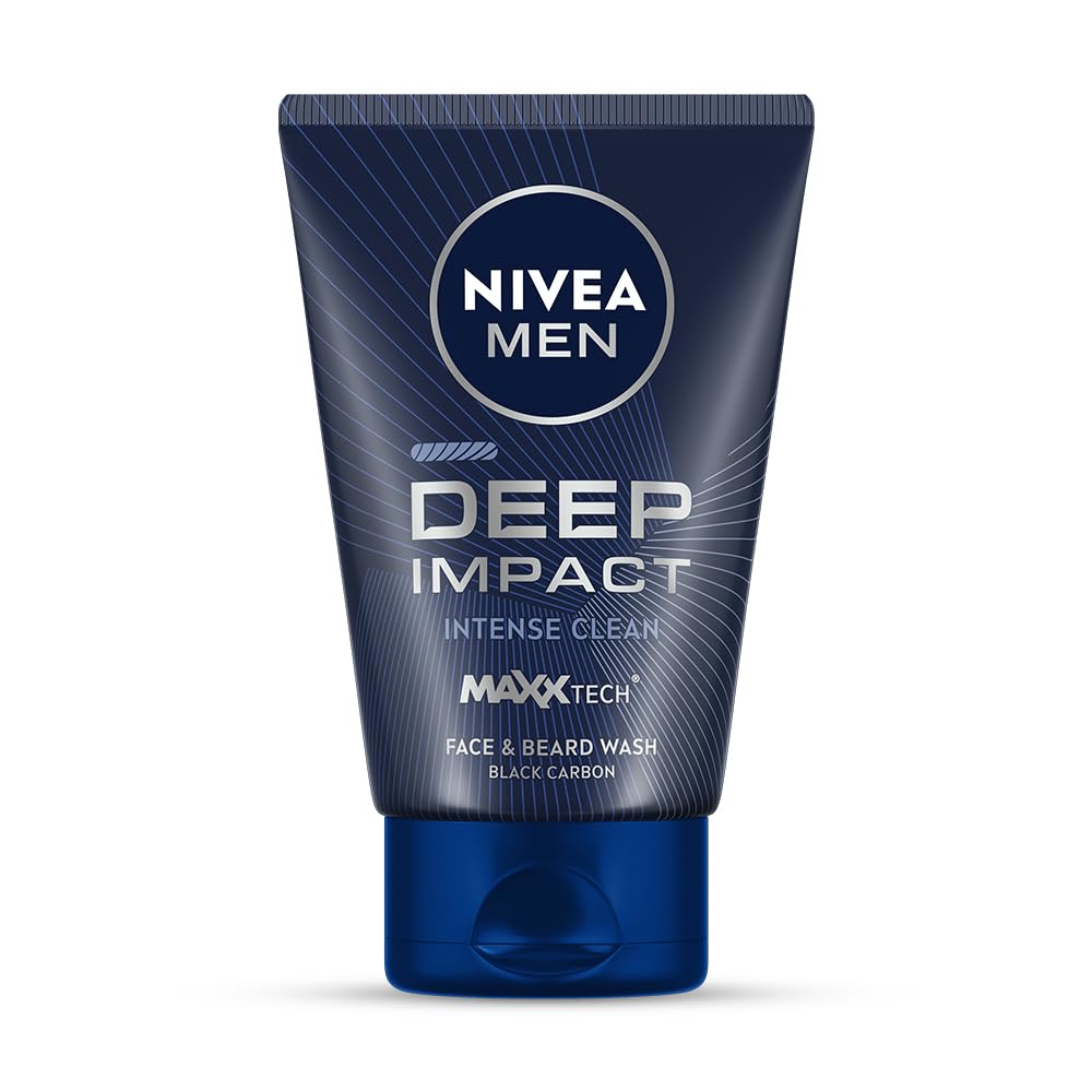 Nivea Men Deep Impact Beard & Face Wash - 100 gm