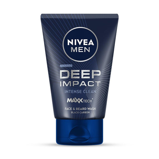 Nivea Men Deep Impact Beard & Face Wash - 100 gm