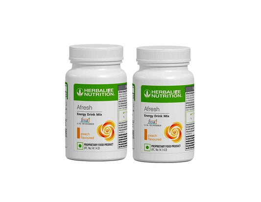 2X Herblife Afresh Energy Drink Concentrated Tea – Peach Flavor
