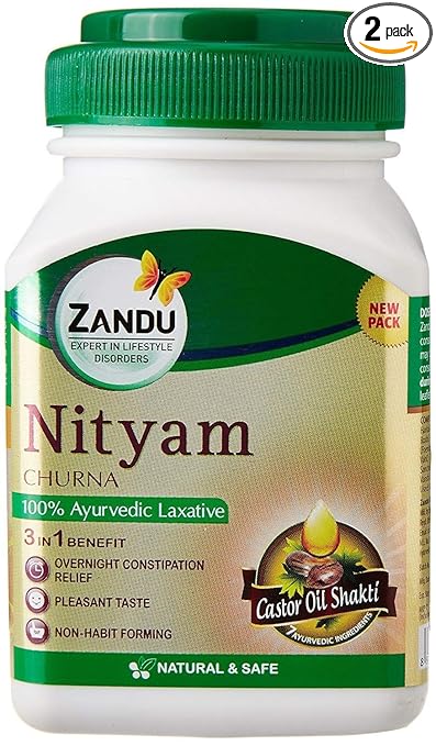 Zandu Nityam Churna - Pack of 2 - 100 gm