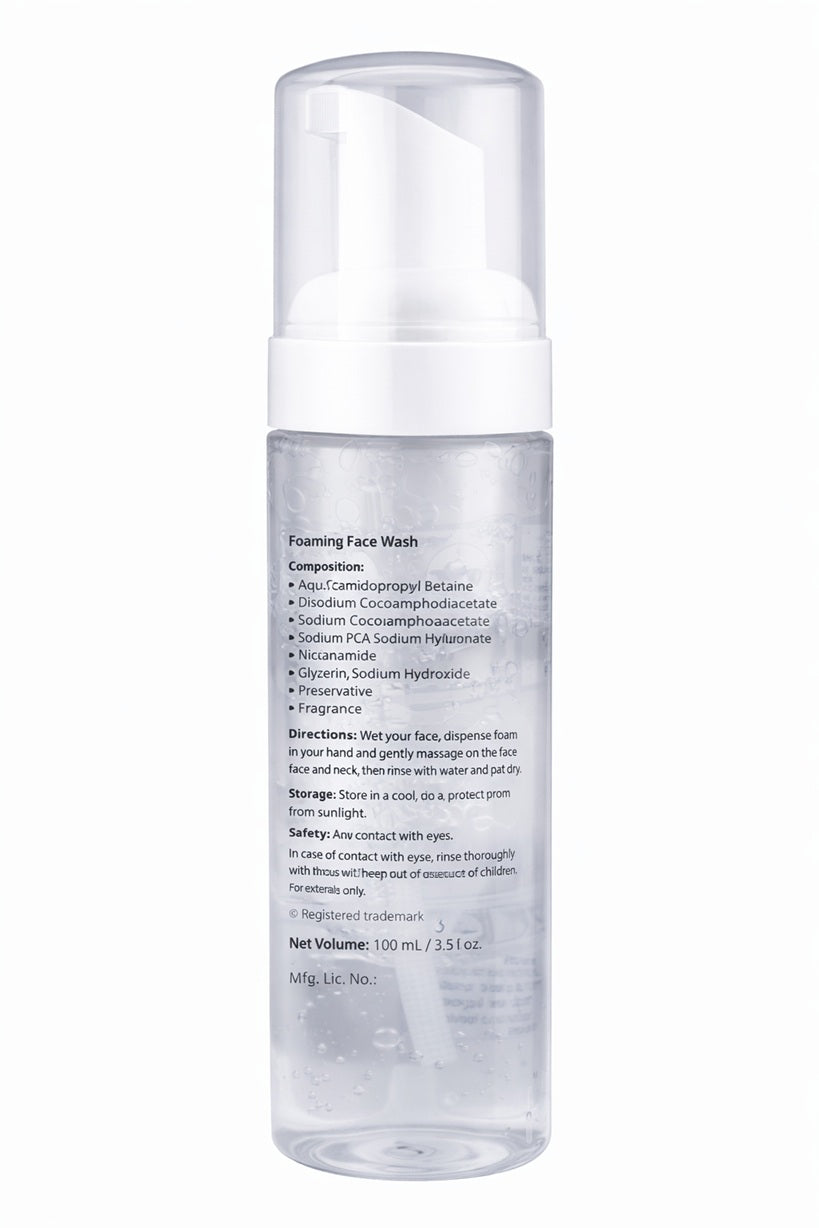 KLM Nioglow Foaming Face Wash 60ml