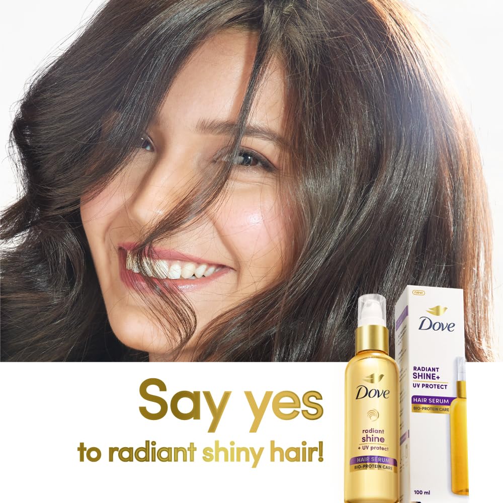 Dove Radiant Shine + UV Protect Hair Serum - 100 ml