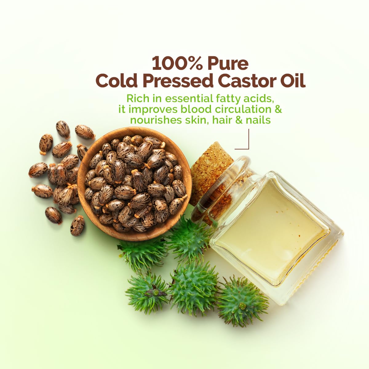 Mamaearth Castor Oil For Skin , Hair and Nails - 150 ml