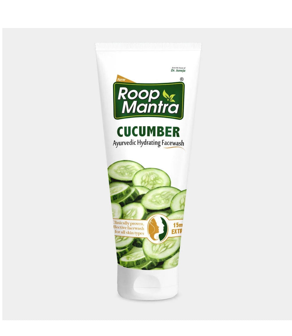Roop Mantra Cucumber Face Wash For Dry Skin | 115 Gm