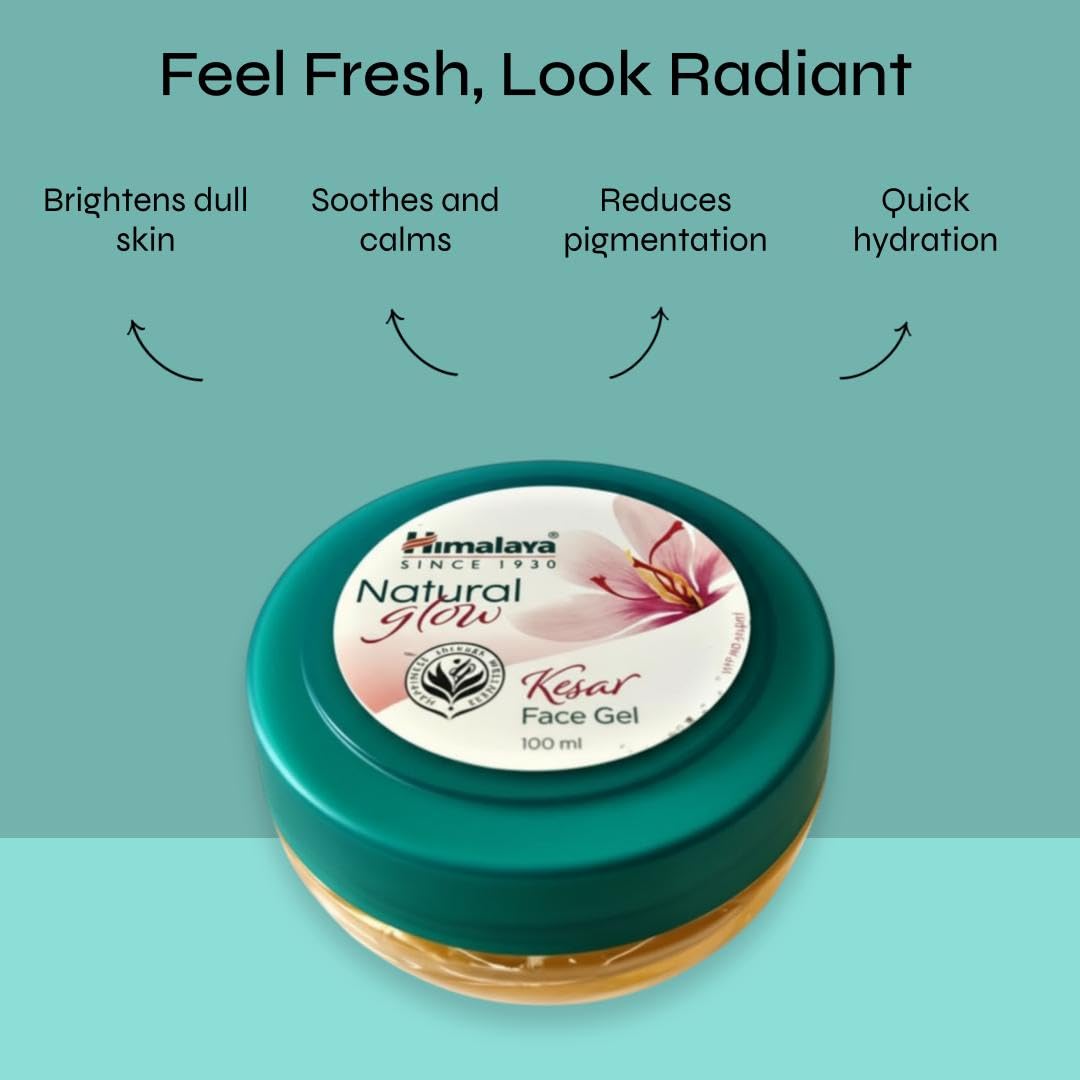 Himalaya Natural Glow Kesar Face Gel - 100 ml