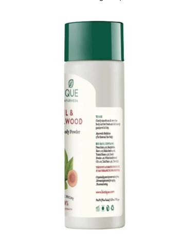 Biotique Basil & Sandalwood Refreshing Body Powder - 150 gm