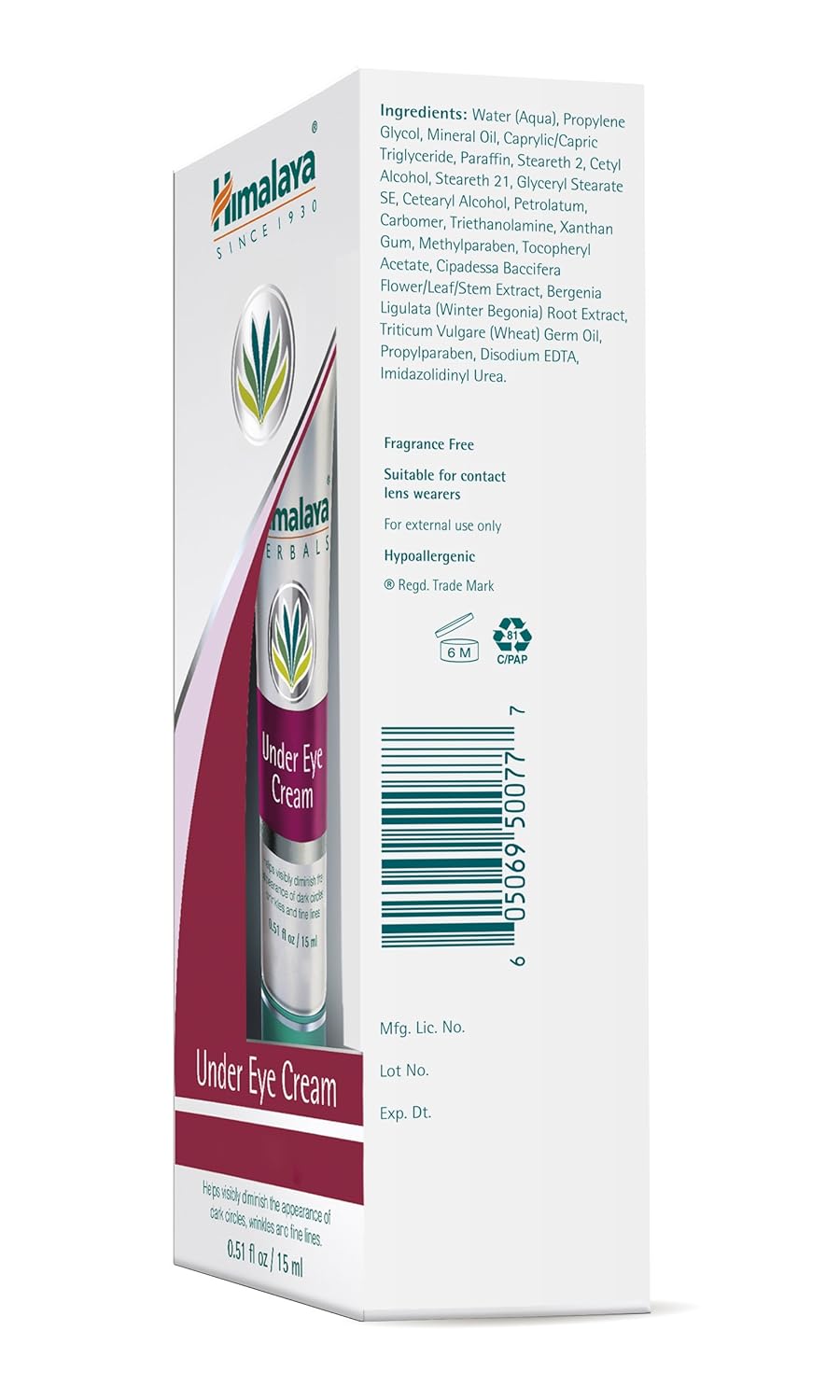 Himalaya Herbals Under Eye Cream - 15 ml