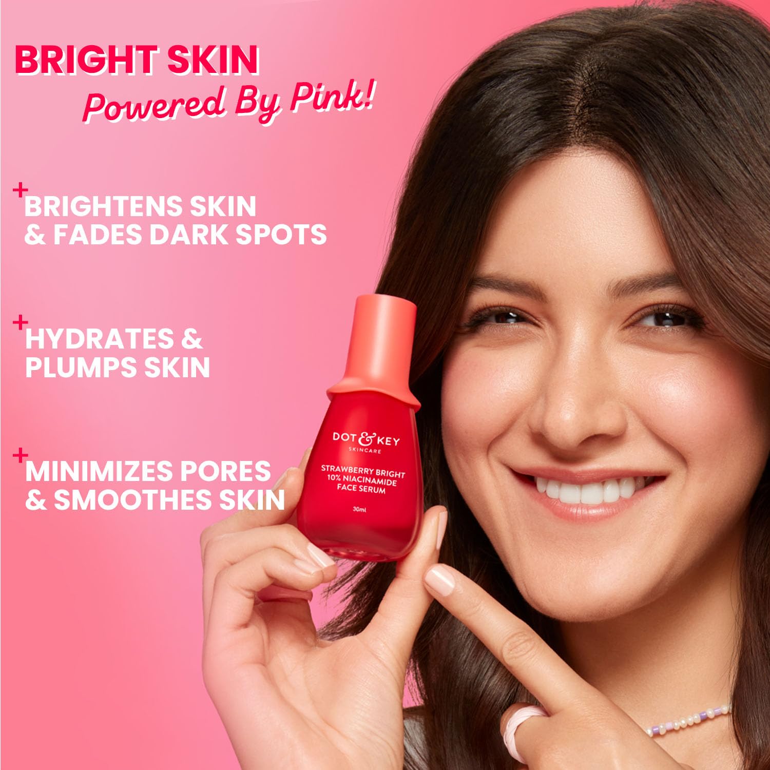 Dot & Key Strawberry Bright 10% Niacinamide Face Serum - 30 ml