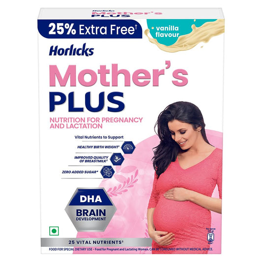 Horlicks Mother's Plus Vanilla Health Drink 500 g Refill Pack