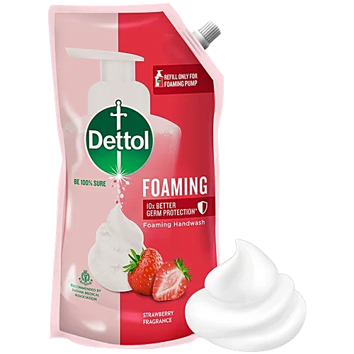Dettol Strawberry Fragrance Foaming Handwash, 700 ml