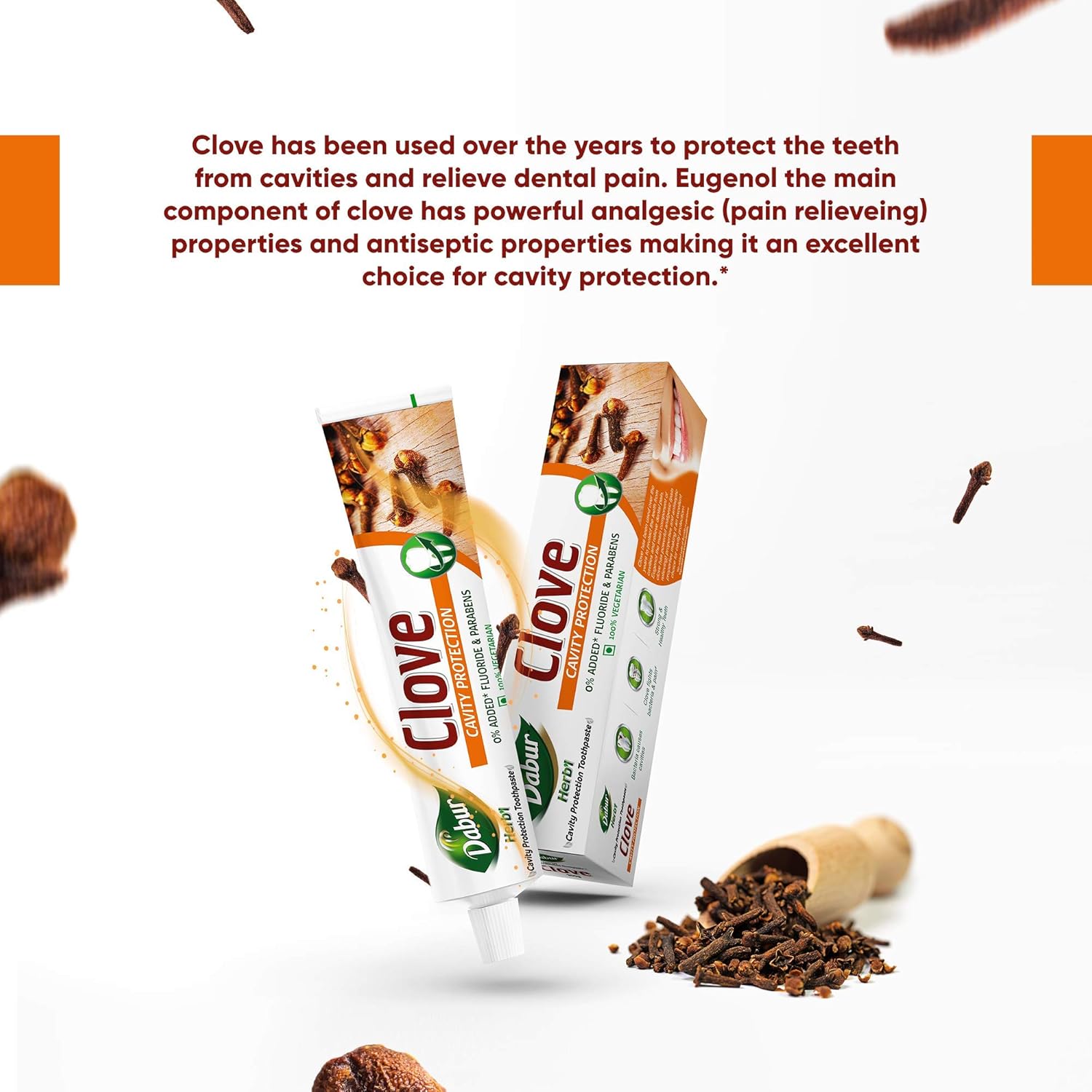 Dabur Herb'l Clove - Cavity Protection Toothpaste - 200 gm