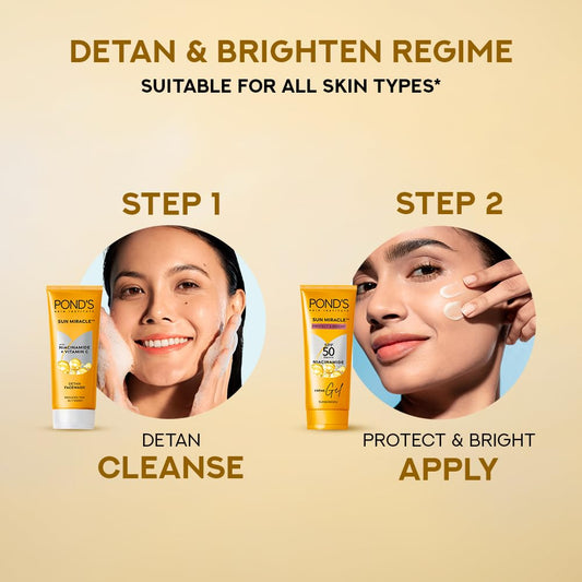 Ponds Sun Miracle SPF 50 PA+++ Crème Gel Sunscreen - 50 gm