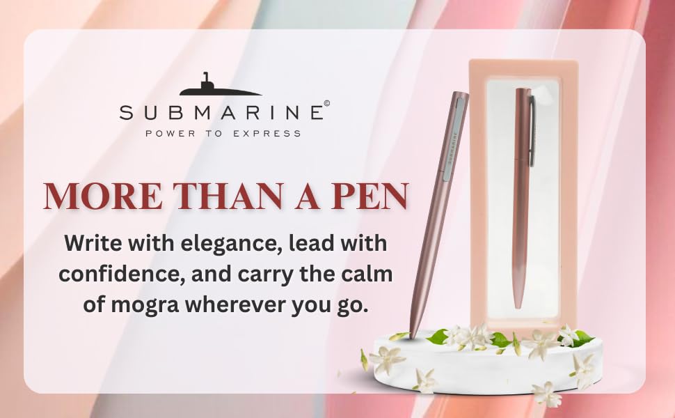Submarine 2034 Blooming Mogra Luxe Ball Pen, multi colours