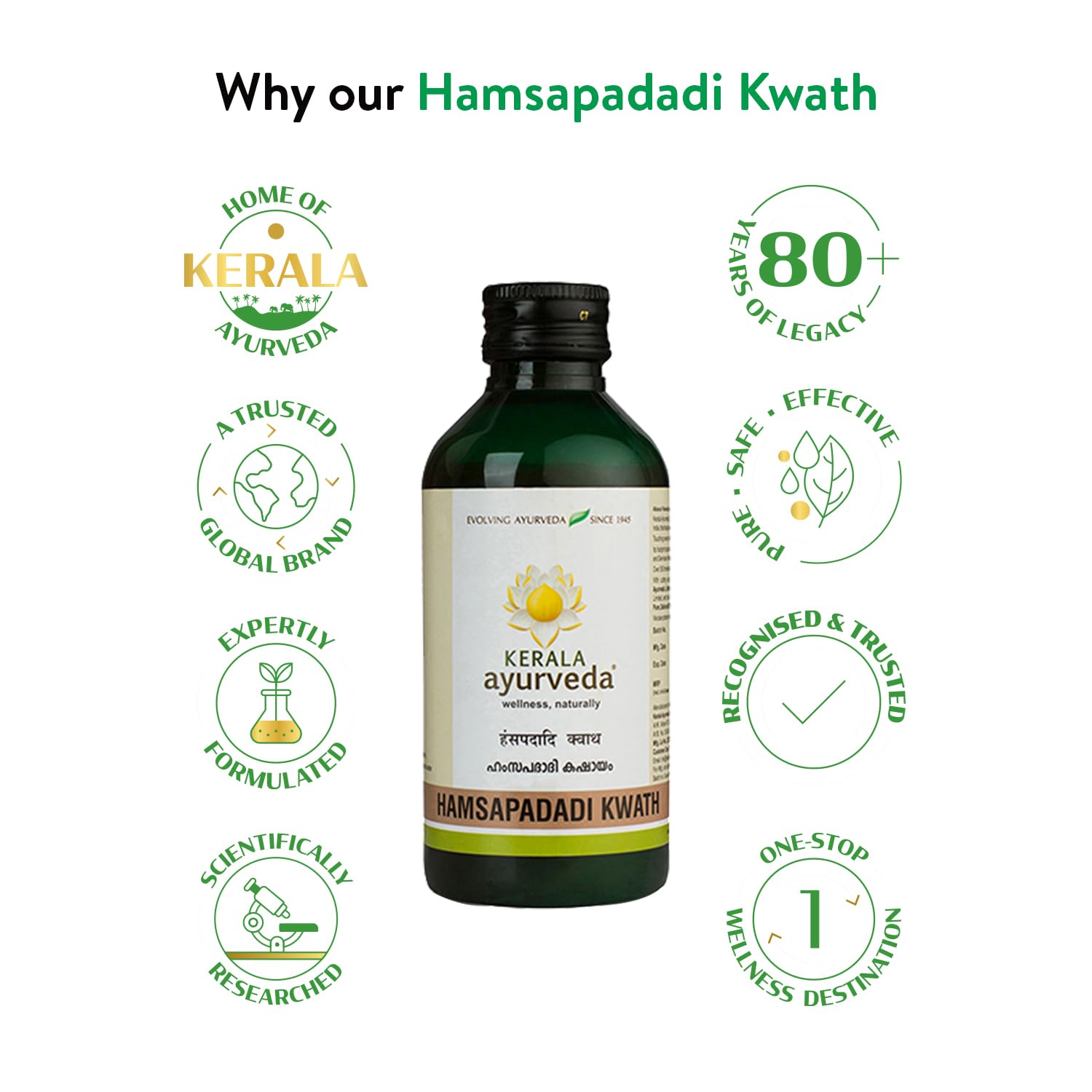 Kerala Ayurveda Hamsapadadi Kwath - 200 ml