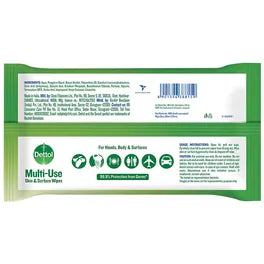Dettol Disinfectant Multi-Use Skin & Surface Wipes, 40 pcs