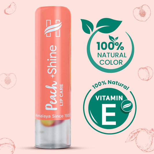 Himalaya Herbals Peach Shine Lip Care - 4.5 gm