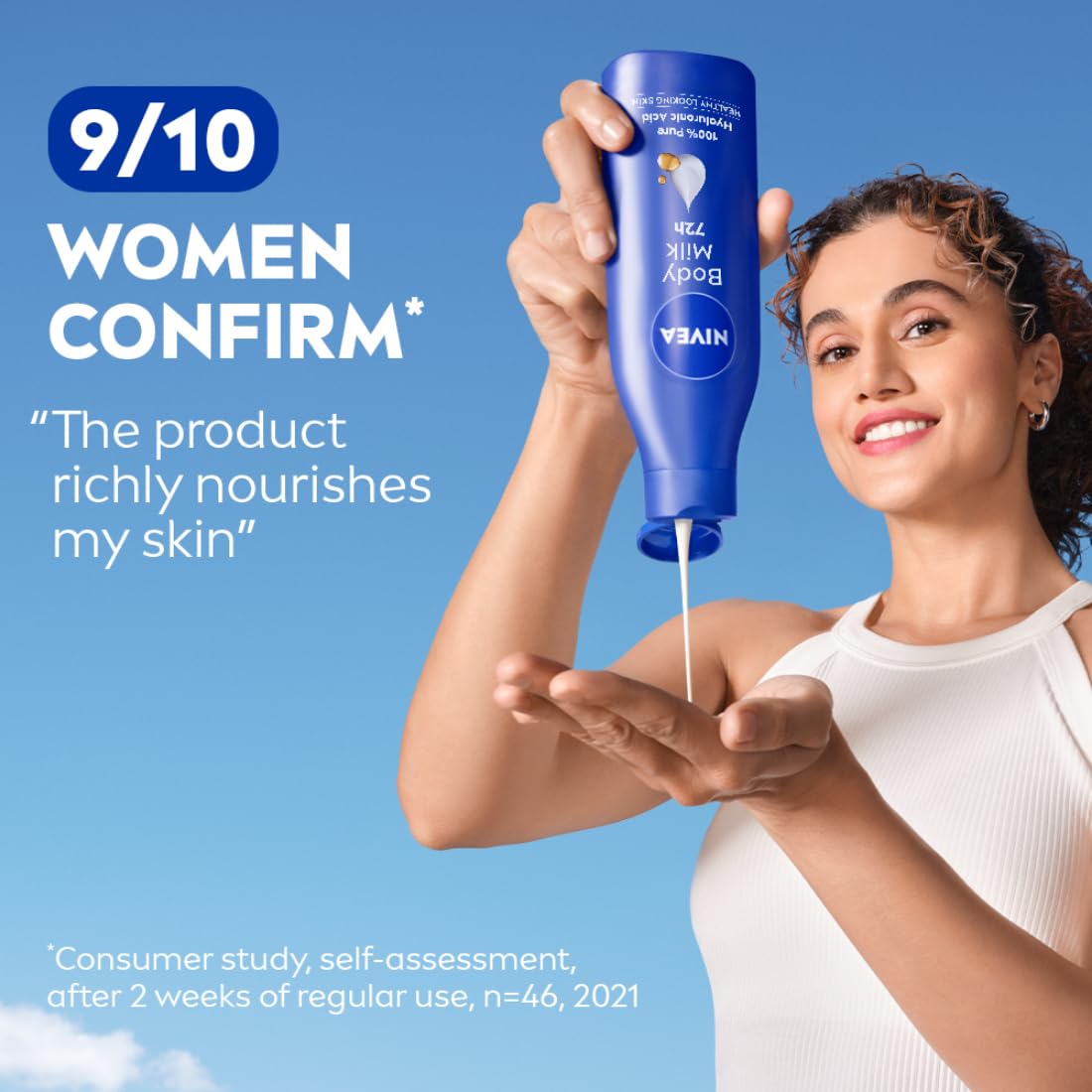 Nivea Nourishing Lotion Body Milk with Deep Moisture Serum for Very Dry Skin - 200 ml