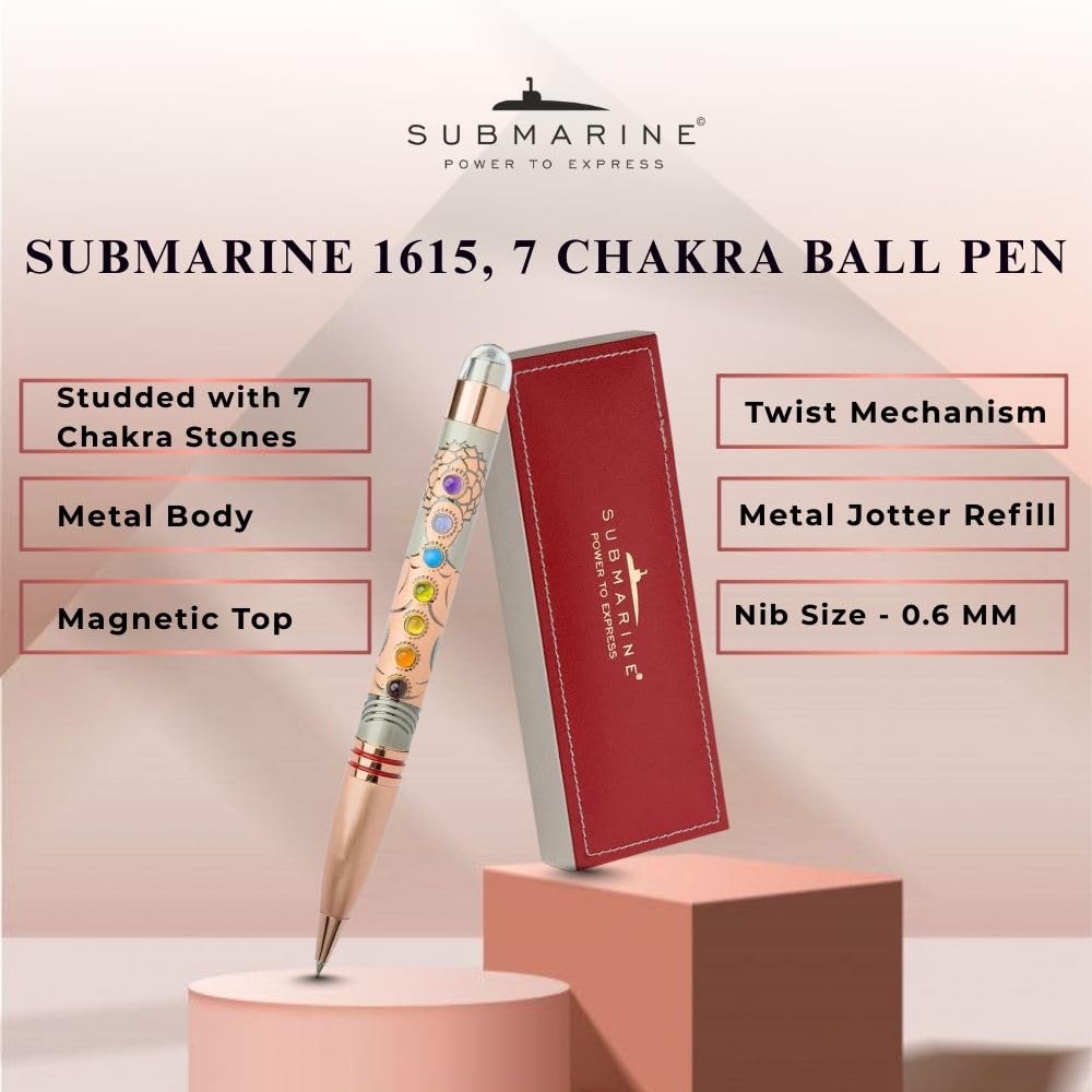 Submarine 1615, 7 Chakra Ball Pen