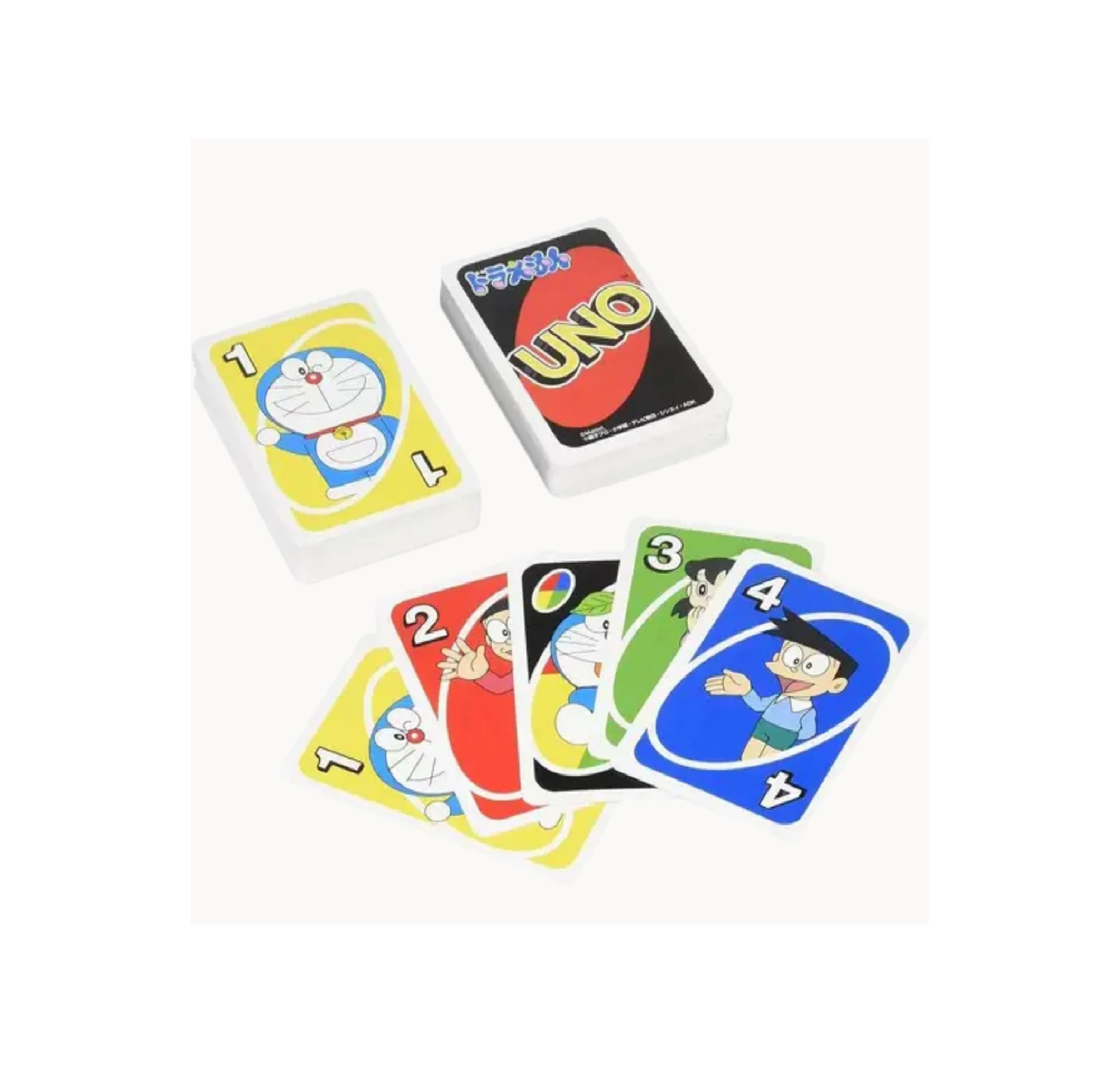 UNO Minecraft with UNO Doraemone Card Game Combo | Family & Friends Game