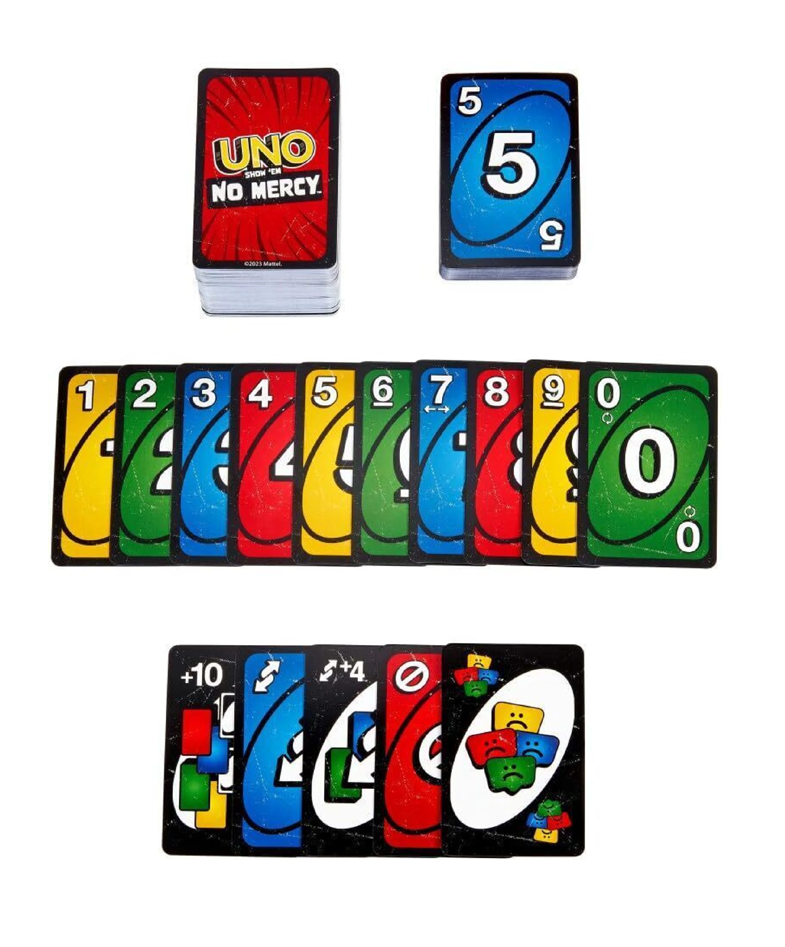 UNO No Mercy & UNO Flip Card Game Combo | Family, Friends and Travel