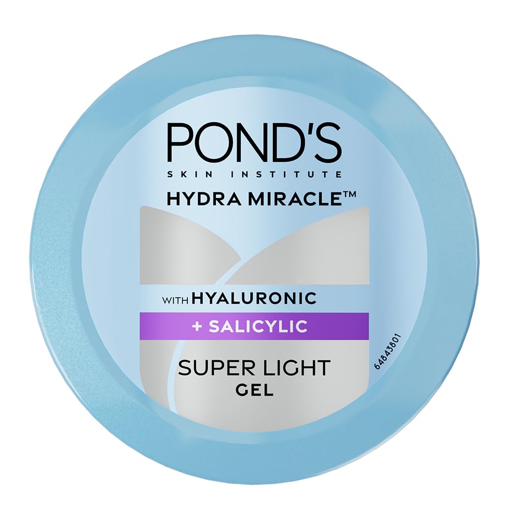 Ponds Hydra Miracle Super Light Gel with Hyaluronic Acid & Salicylic - 100g