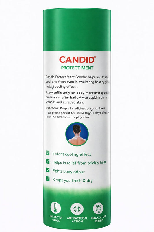 Glenmark Candid Prickly Heat Relief Powder 120gm