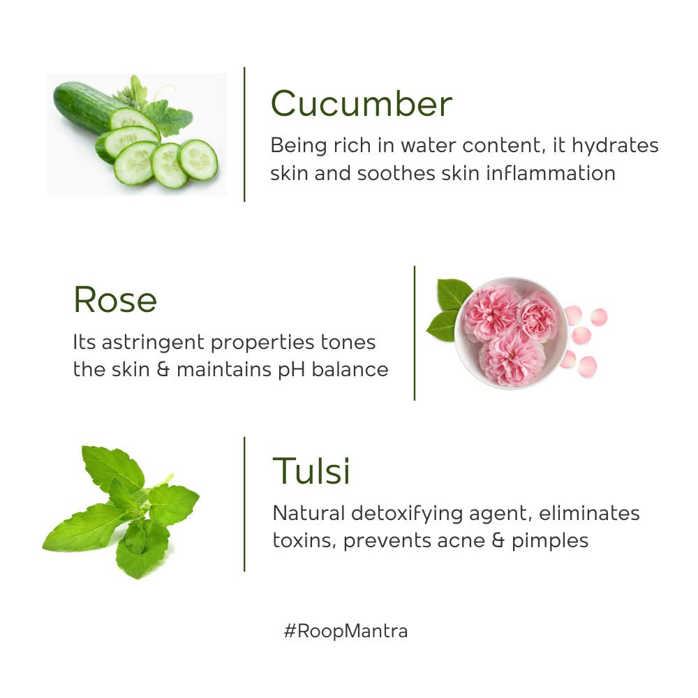 Roop Mantra Cucumber Face Wash For Dry Skin | 115 Gm