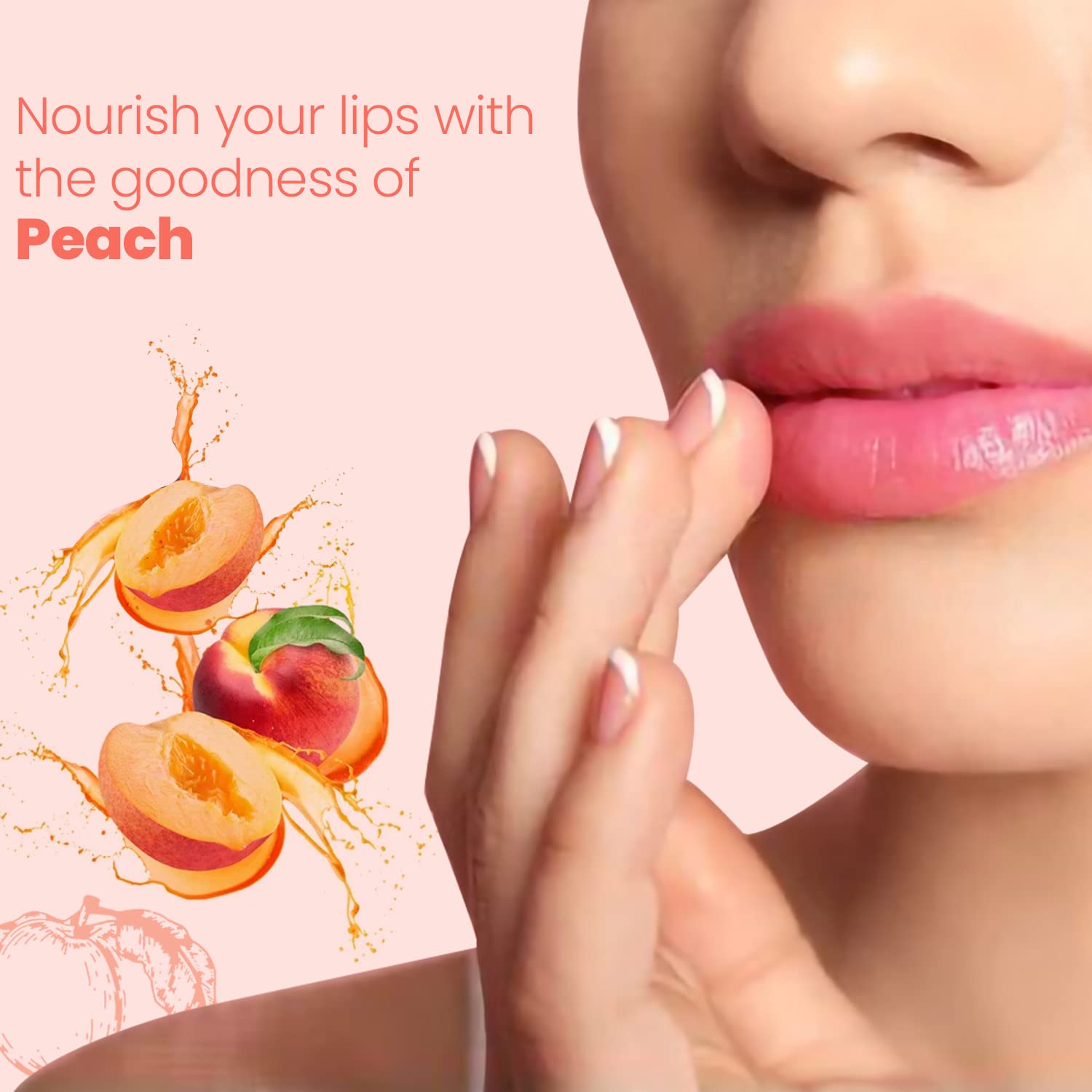 Himalaya Herbals Peach Shine Lip Care - 4.5 gm