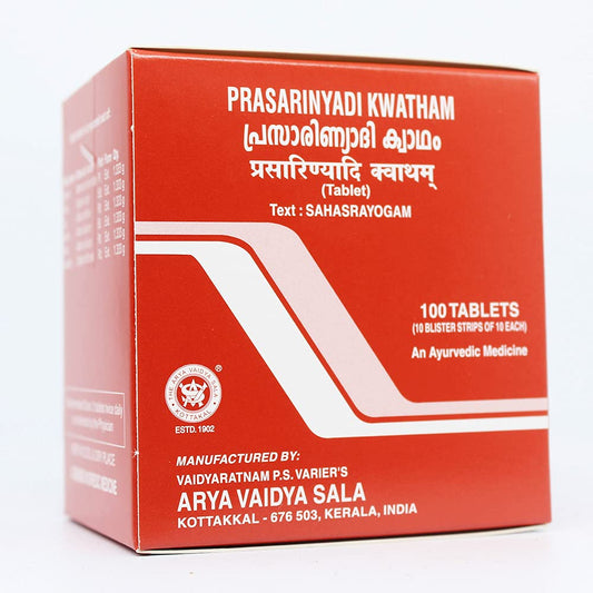 Kottakkal Ayurveda Prasarinyadi Kwatham Tablet | 100 Tab