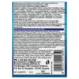 Centrum Men Multivitamin, 10 Tablets