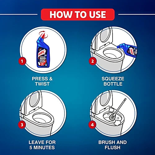 Harpic Disinfectant Toilet Cleaner - Original, Power Plus, 500 ml