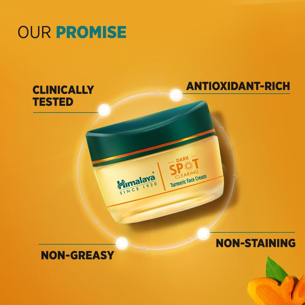 Himalaya Dark Spot Clearing Turmeric Face Cream - 50 gm