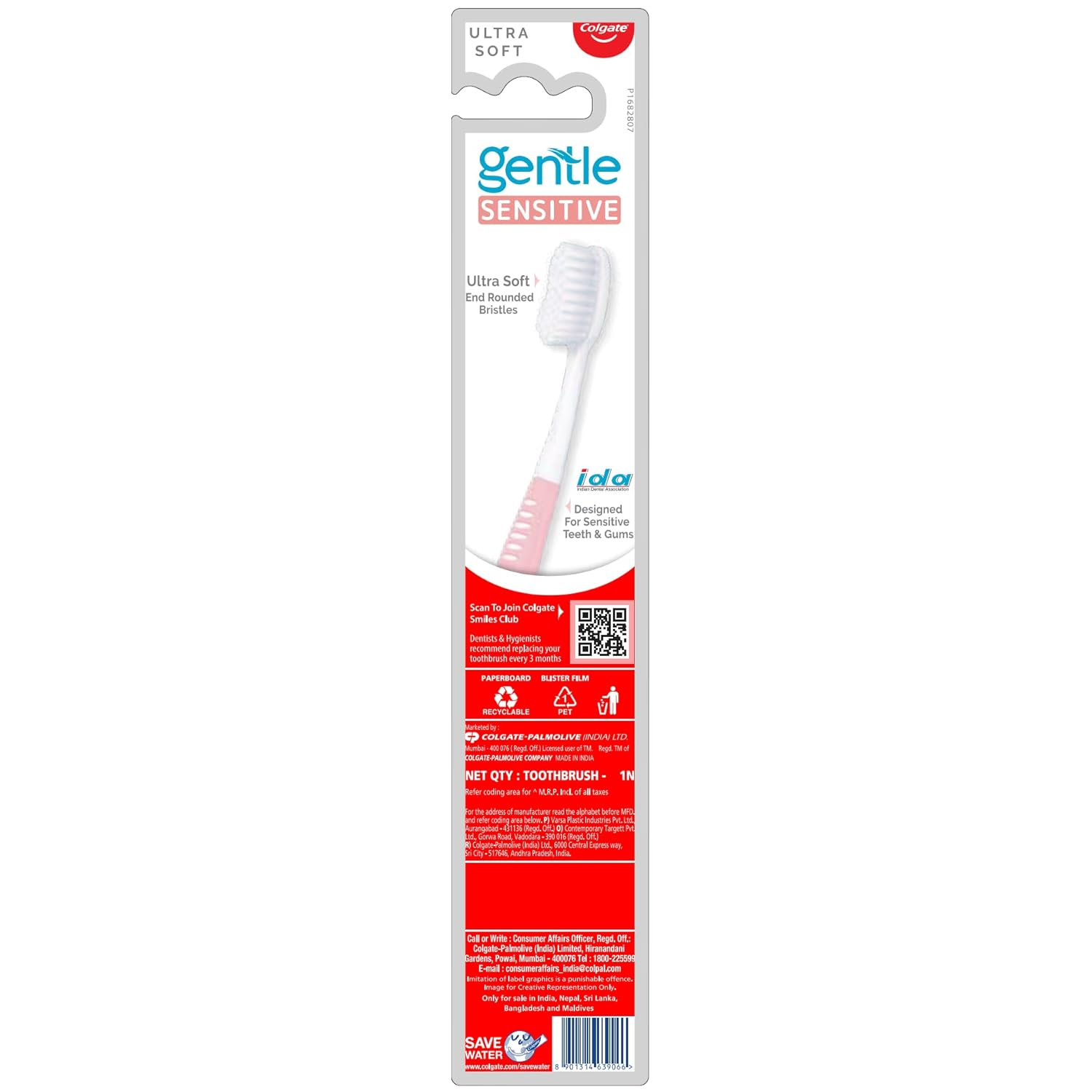 Colgate Gentle Sensitive Ultra Soft Tooth Brush | Multicolour