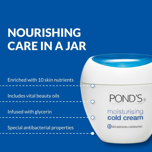 Pond's Hydra Miracle Glycerin+Ceramide Moisturised Soft Skin Cold Cream - 30 ml