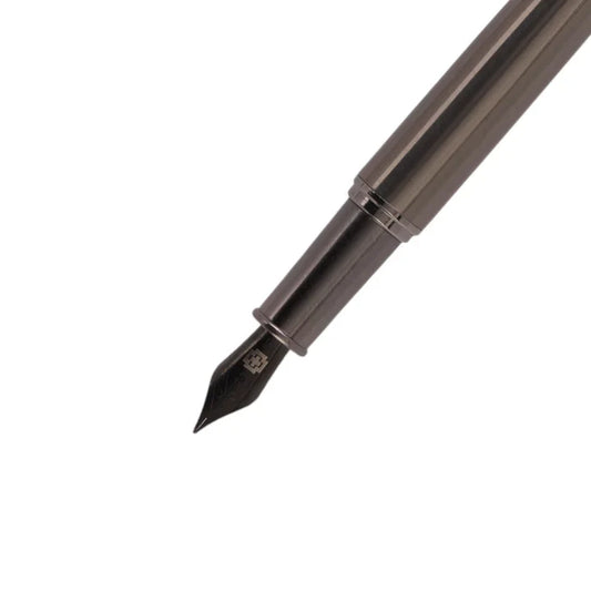SWISSBRAND Echelon 2516 Gunmetal finish Fountain Pen with Gunmetal trim