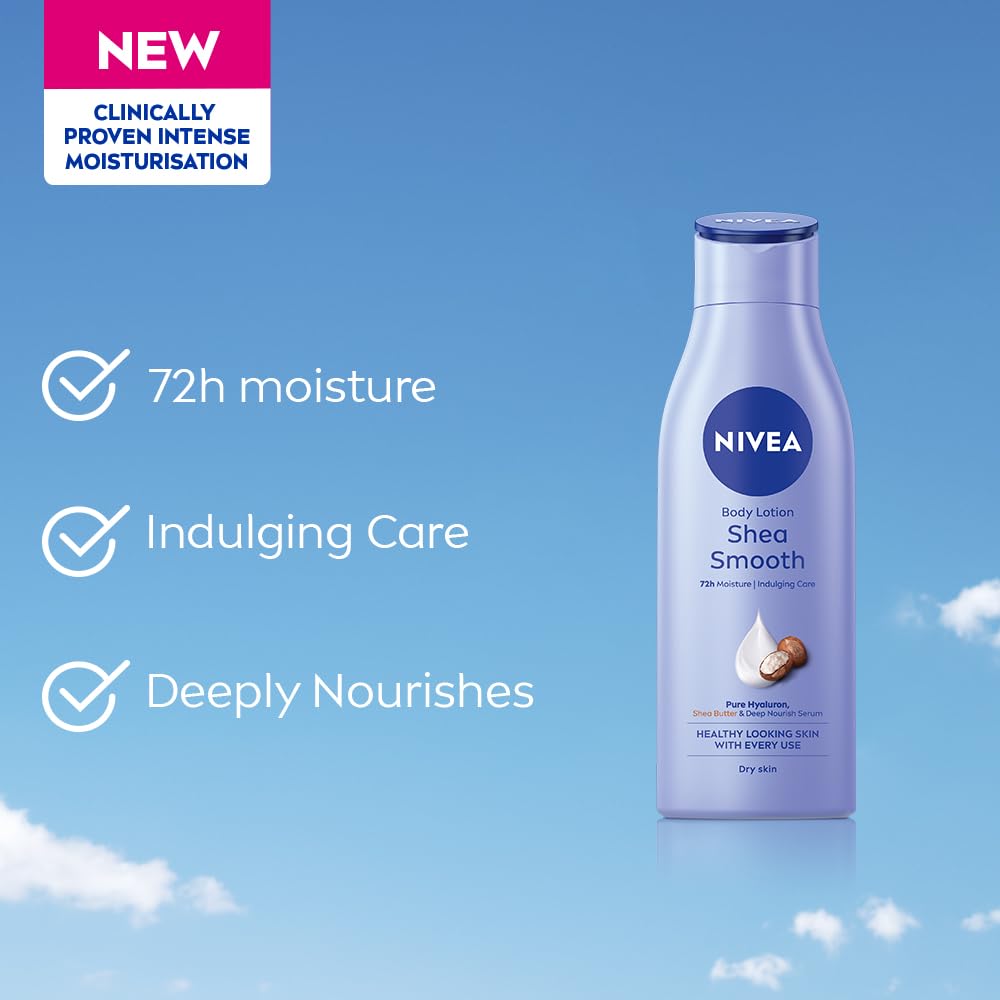 Nivea Body Lotion for Dry Skin Shea Smooth - 200 ml