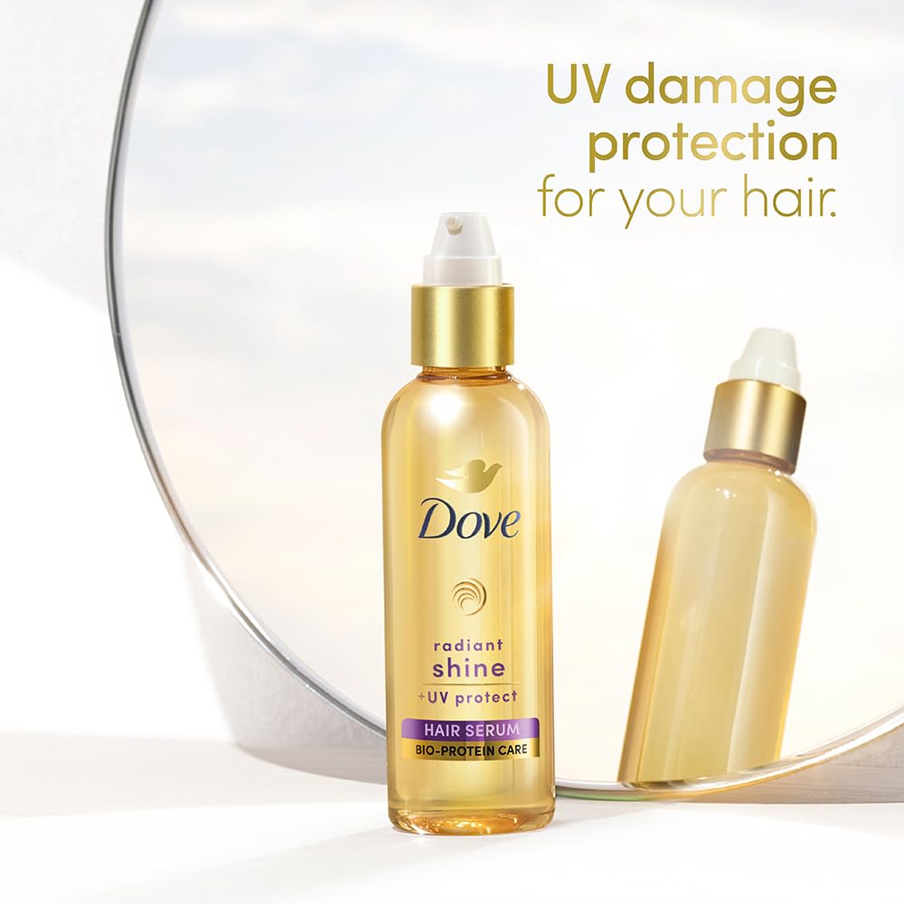 Dove Radiant Shine + UV Protect Hair Serum - 100 ml