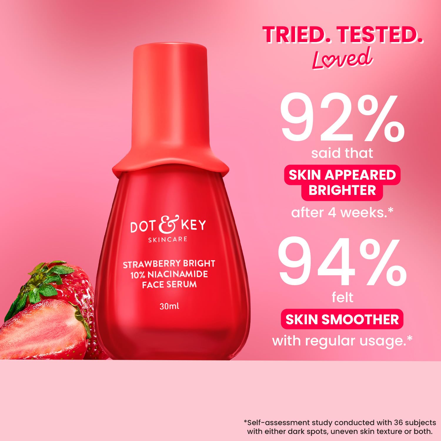 Dot & Key Strawberry Bright 10% Niacinamide Face Serum - 30 ml