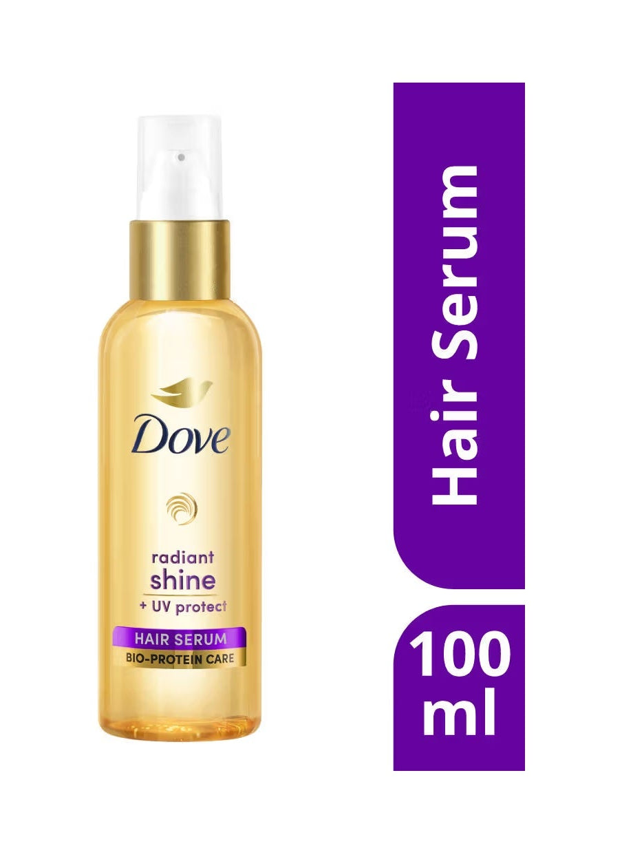 Dove Daily Shine Shampoo + Shine Serum With UV Protection - Combo - 100ml + 1L