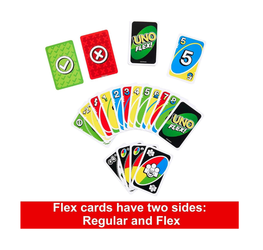 UNO Flex and UNO No Mercy Card Game Combo Play with Friends & Family