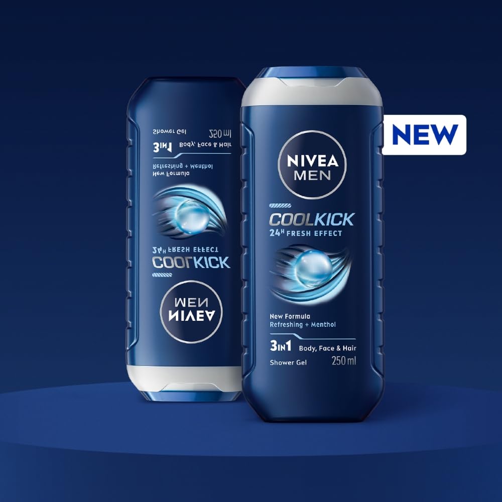 Nivea Men  Cool Kick Shower Gel - 250 ml