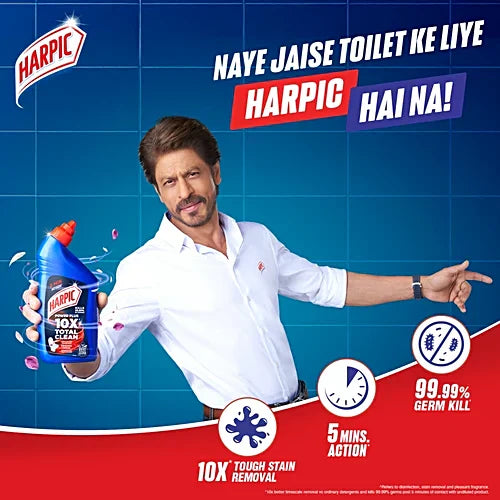 Harpic Disinfectant Toilet Cleaner - Original, Power Plus, 500 ml