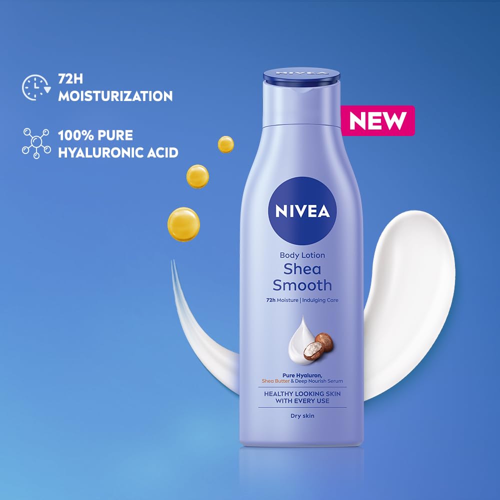 Nivea Body Lotion for Dry Skin Shea Smooth - 200 ml