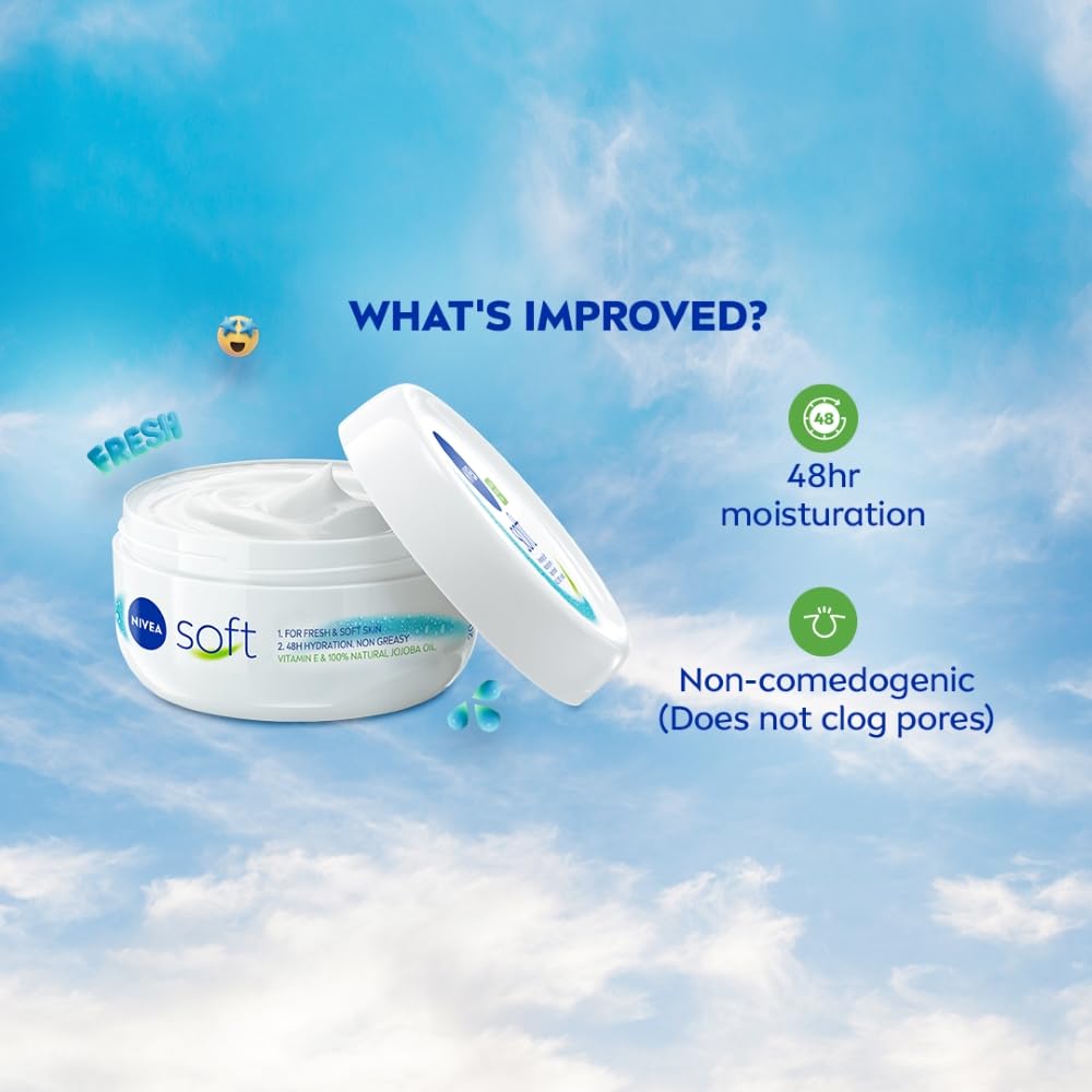 Nivea Soft Light Moisturizer Cream - 50 ml
