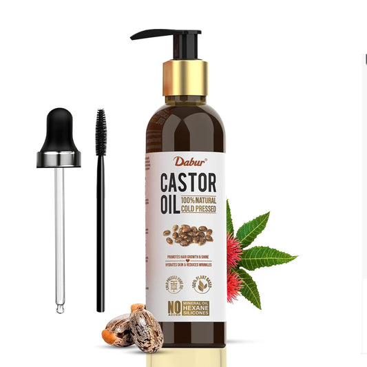 Dabur Castor Oil 100% Natural Cold Pressed - 200 ml