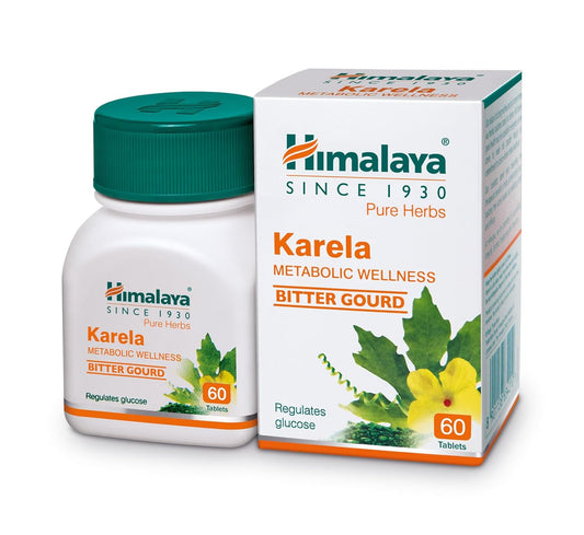 5 X Himalaya Karela Tabs – 300 Tabs (Pack of 60 Tabs) For improving the digestive process, weight management, blood sugar level