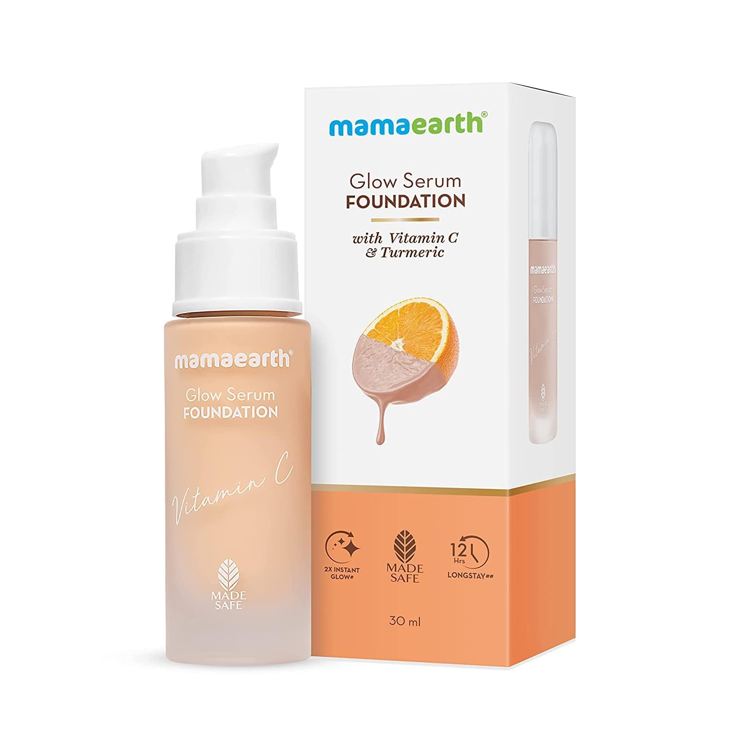 Mamaearth Glow Serum Foundation-Beige Glow - 30 ml