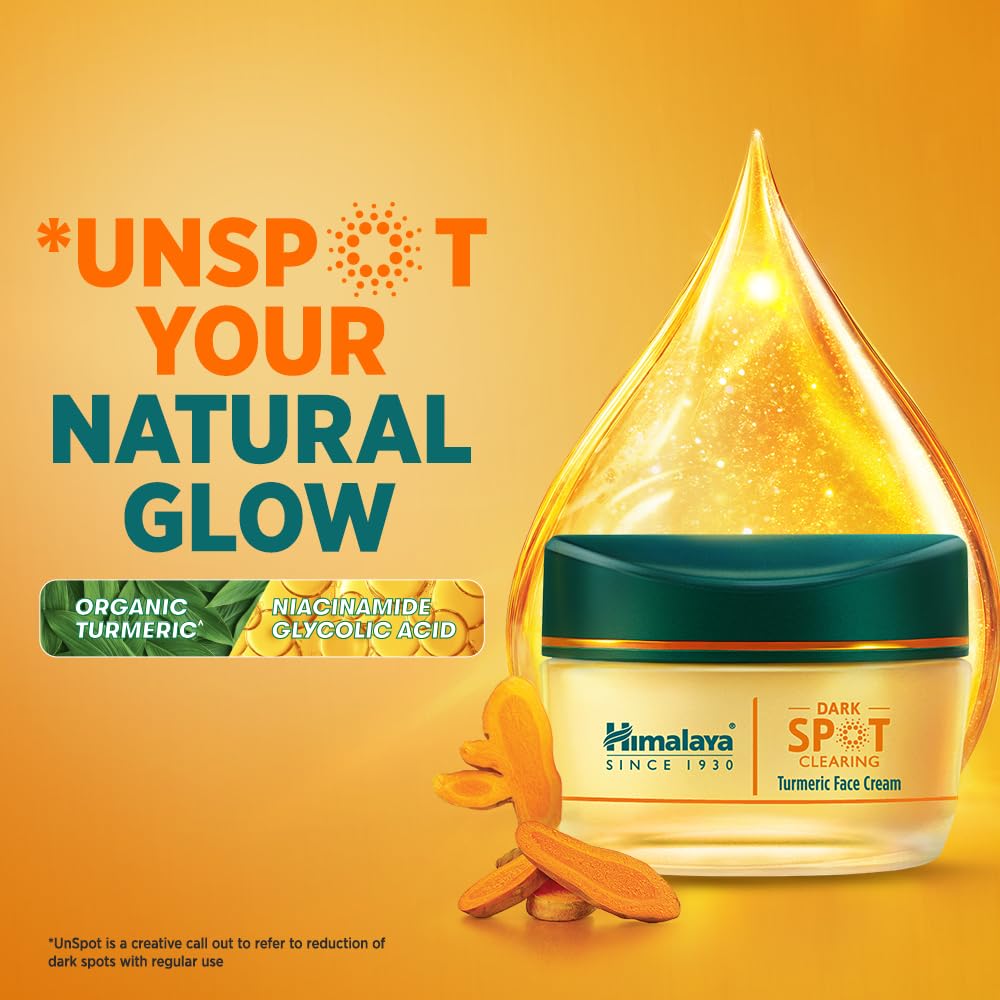 Himalaya Dark Spot Clearing Turmeric Face Cream - 50 gm